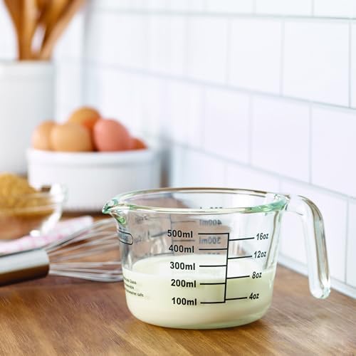 Farberware 2-Cup Borosilicate Glass Wet and Dry Measuring Cup with