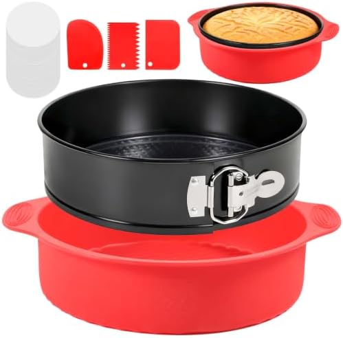 9 Inch Springform Pan Leakproof Nonstick Cheesecake Pan with Protector