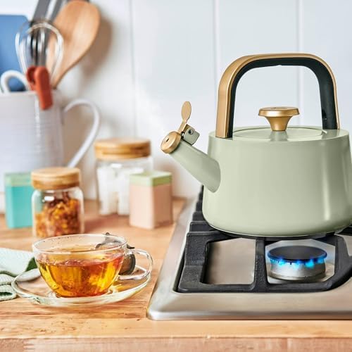 Stovetop Tea Kettle, 1.8L Ceramic Coated Stainless Steel