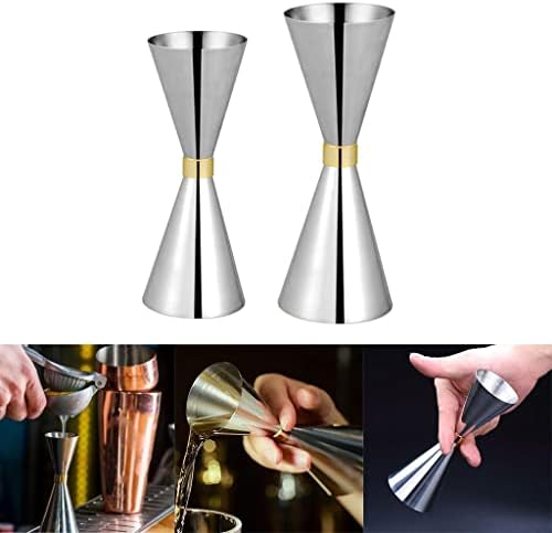 Stainless Steel Double Jigger Cocktail Jigger 30&45ml 45&60ml Silver