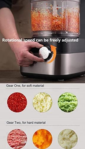 600W Commercial Vegetable Chopper, 5L Food Processor