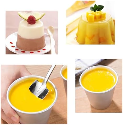 6 Packs Popover Pan, Aluminium Pudding Tin Cup Baking Maker