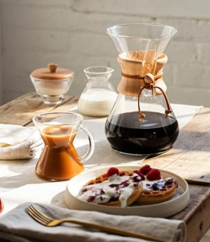 Chemex Pour-Over Glass Coffeemaker, 6-Cup