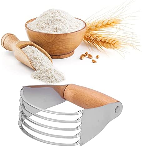 Stainless Steel Dough Blender with Heavy Duty Blades, for Pastry