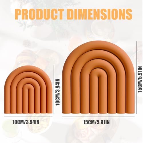 Silicone Hot Pot Holder, Reusable Heat Resistant Trivet Mats