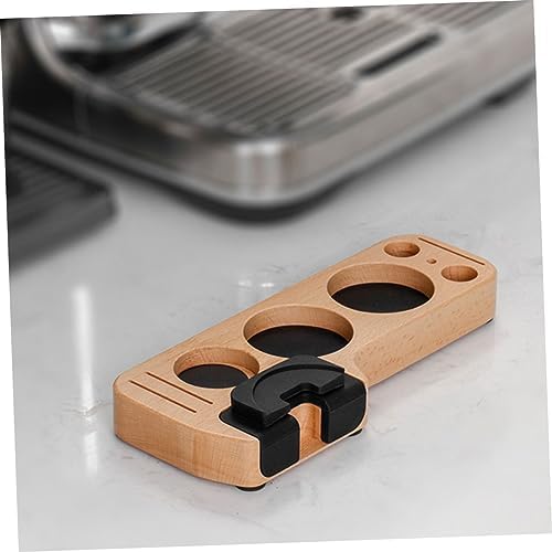 Coffee Powder Tamper Base Stand Wooden Holder for Espresso Tools