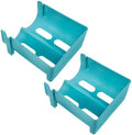 Stackable Can Storage Rack for Refrigerator and Pantry, Blue Plastic
