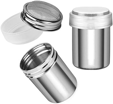Accmor 6oz Powdered Sugar Shaker, 2 Pack