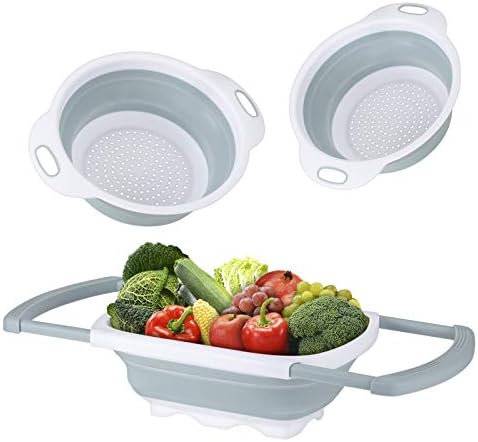 Colander Collapsible, Kitchen Strainer Colander, Collapsible Colander