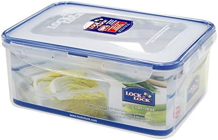 Lock & Lock Classic Rectangular Food Container, 2.3L