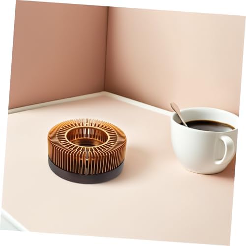 Wooden Aluminum Teapot Warmer Base for Kitchen Buffet Table