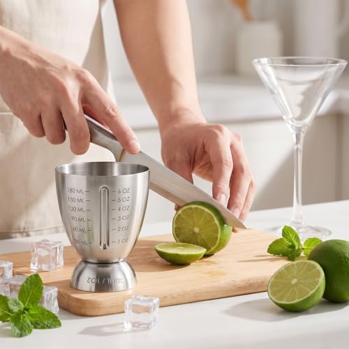 3Pcs Cocktail Measuring Jigger Stainless Steel Shot Measure Cup