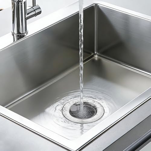 Sink Drain Strainer - Sink Stopper Drain, 3 in 1 Kitchen Stainless