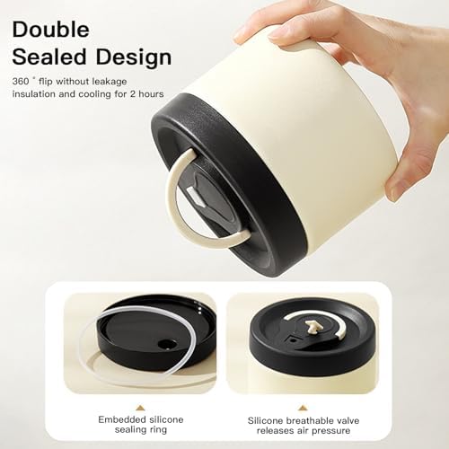 2Pack 16oz Thermo for Hot Food, Leakproof Stackable Wide Mouth lunch