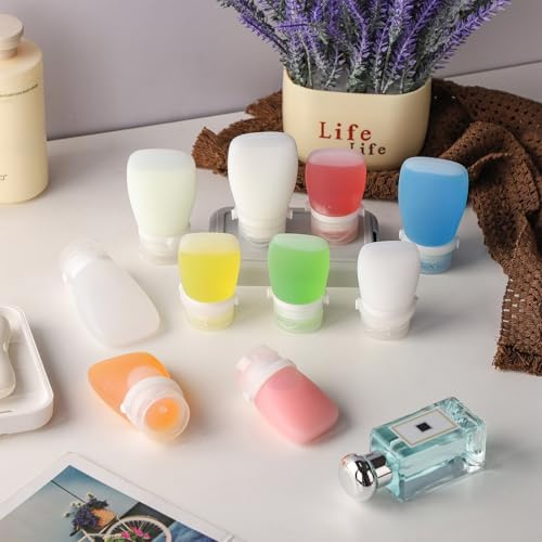 6 Pack Silicone Condiment Squeeze Bottles Small Salad Dressing Bottles