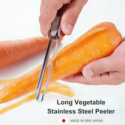 Stainless Steel Peeler Long Vegetable Peeler 8.5 inch