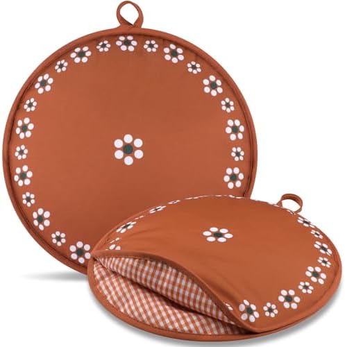 Honeydak 2 Pcs 12 Inch Tortilla Warmer Pouch,Clay Color