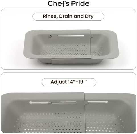 Over-The-Sink Colander by Chef's Pride