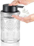 Clear Glass Foaming Hand Soap Dispenser