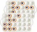 2 Pack Silicone Muffin Pans, 24 Cup Cupcake Pan with Metal Reinforced