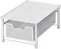 Simple Houseware Stackable Cabinet Basket Drawer Organizer, White