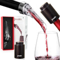 Wine Aerator Pourer & Vacuum Pump Stopper Gift Set – Enhance Flavor