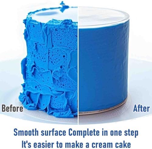 6-Piece Clear Acrylic Cake Decorating Scraper Set