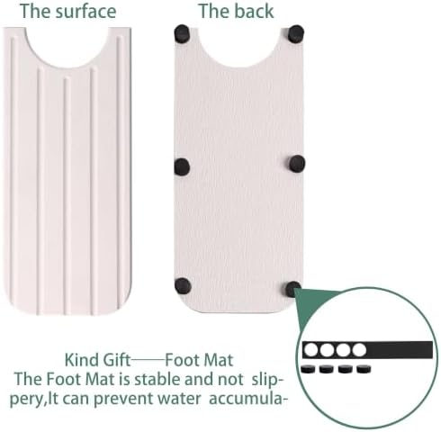 NiuYichee Faucet Mat for Kitchen Sink, Water Absorbing Diatomite Stone
