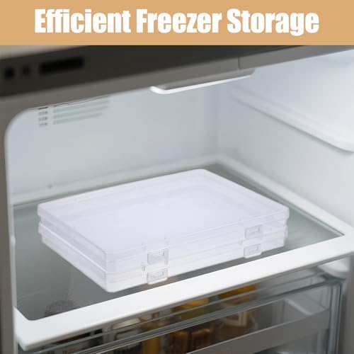 6PCS Freeze Flat Breastmilk Storage Organizer, Clear Breast Milk