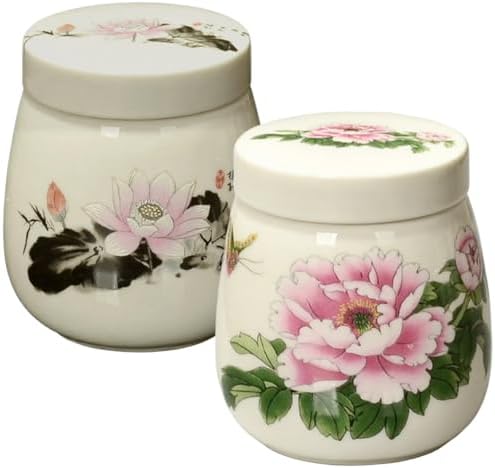 Coddled Egg Cups with Lids, 2Pcs Coddled Egg Cups, 220ml Ceramic with