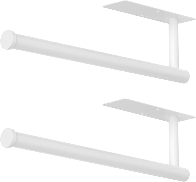 Paper Towel Holder Under Cabinet, Self-Adhesive, No Drilling, Stainless Steel by CHIKESI