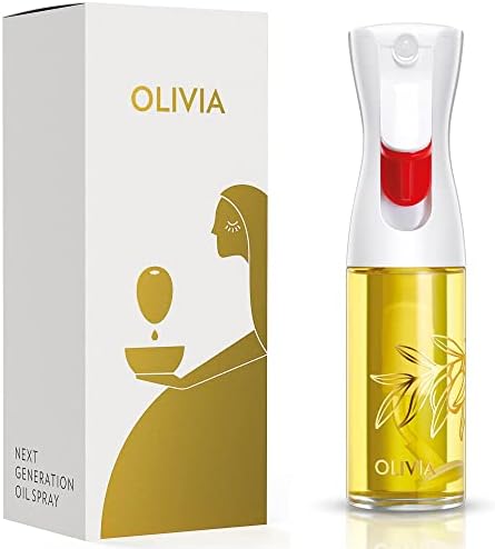 OLIVIA SIGNATURE Advanced Kitchen Oil Sprayer Technology, Fine Mist & Portion by Flairosol