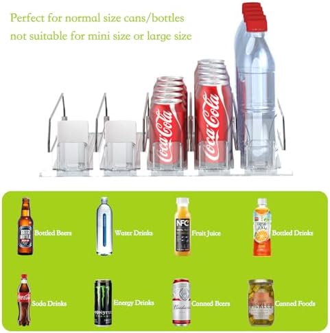 IBORING Drink Organizer for Fridge, 25 Cans