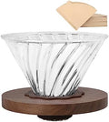 Lalord Pour Over Coffee Dripper with 100 pcs Size 02 Paper Filter