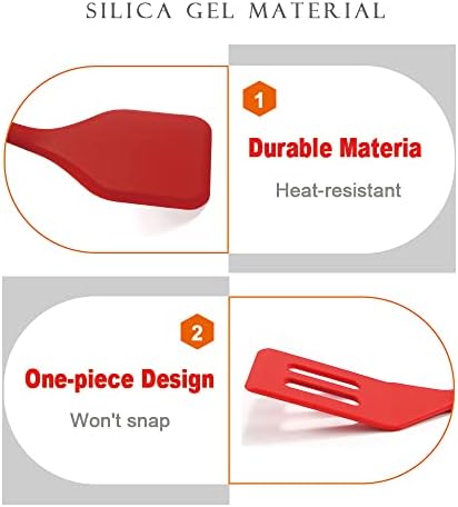 2 Pieces Mini Spatula Small Spatula Brownie Serving Set Flexible