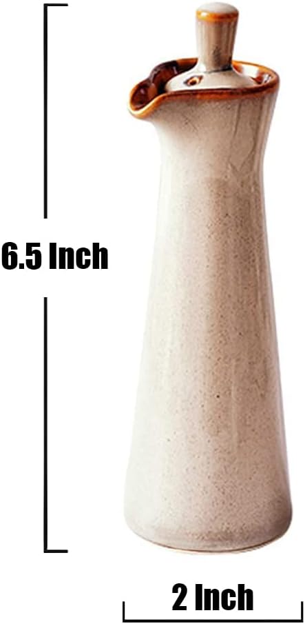 Small Ceramic Olive Oil Dispenser Bottle - Image 7