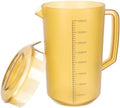 Acrylic Water Pitcher 3500ml with Lid and Scale Design