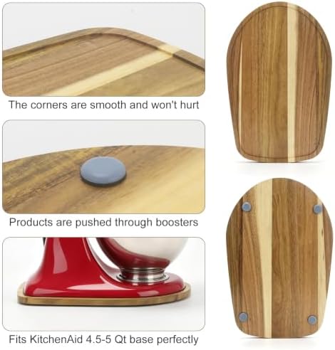 Acacia Mixer Slider Mat for KitchenAid 4.5-5 Qt Mixer