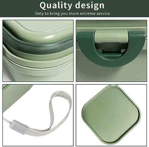 Collapsible Dog Bowls, 2-in-1 Portable Food and Water Feeder