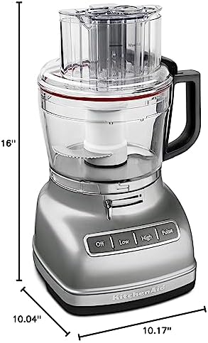 KitchenAid KFP1133CU 11-Cup Food Processor, Contour Silver
