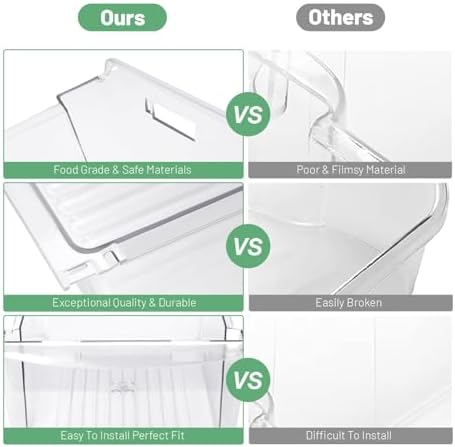 HECASA 240351061 Uppe Crisper Pan Plastic (PC) Clear