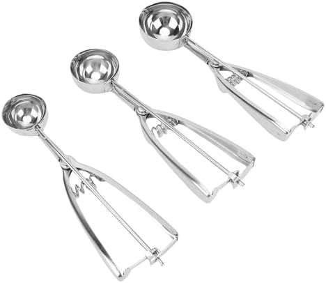 Cookie Scoop Set, 304 Stainless Steel Ice Cream Scooper