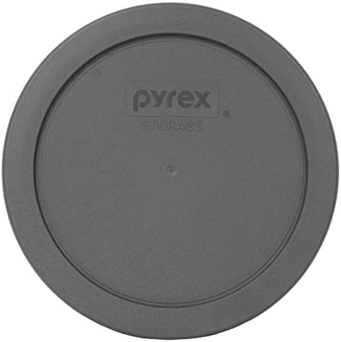 Pyrex 7201 4-Cup Glass Bowl & 7201-PC Puddle Gray Lid - Made in USA
