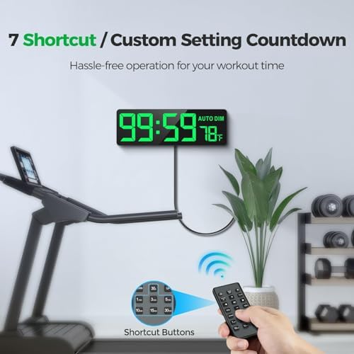REACHER 16.5-Inch Digital Wall Timer