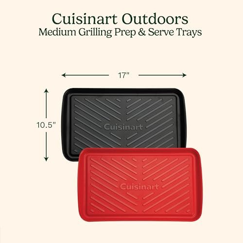 Cuisinart Grilling Prep and Serving Tray, Dishwasher-Safe, 2-Pc