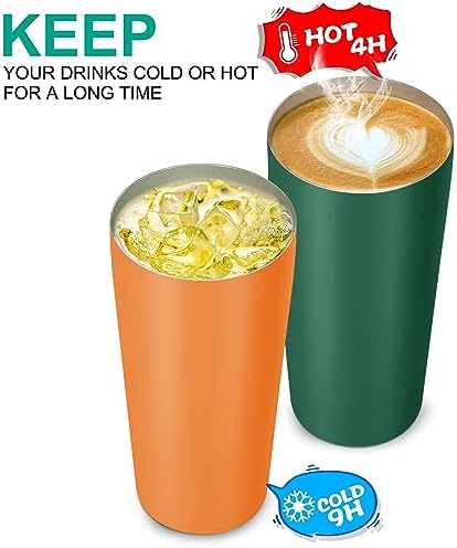 VEGOND 20oz Tumbler Stainless Steel Tumbler with Lid And Straw Vacuum