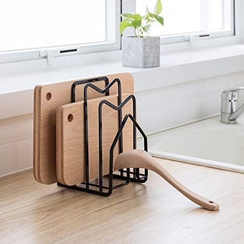 SUNFICON Cutting Board Rack Chopping Board Organizer Stand Holder Kitchen by SUNFICON