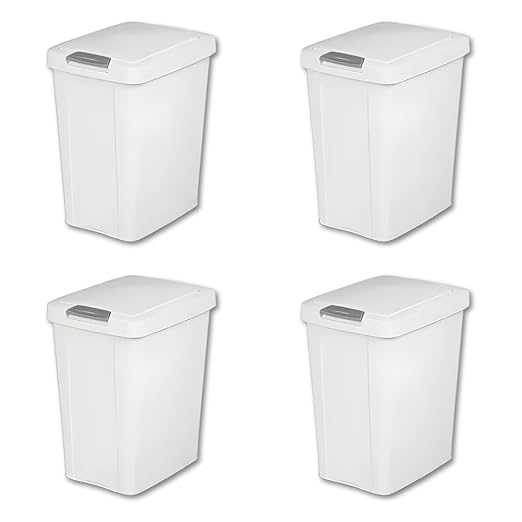7.5 Gallon White Wastebasket - Image 5