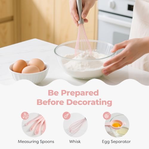 Kootek 158 Aluminum Cake Decorating Kit, Baking Tools for Beginners &