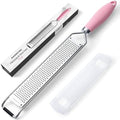 Rainspire Zester Grater with Handle, Lemon Zester Cheese Grater for